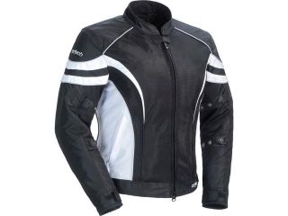 Cortech LRX Air 2 Womens Textile Jacket Black/White LG Plus