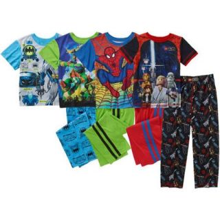 Boys' Character Sleepwear Pajama Top and Pants Set Collection Bundle