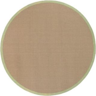 Chandra Bay Tan/Green 7 ft. 9 in. Indoor Round Area Rug BAYGRE 79RD