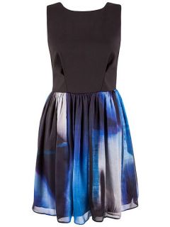 Almari V Back Silk Skirt Dress