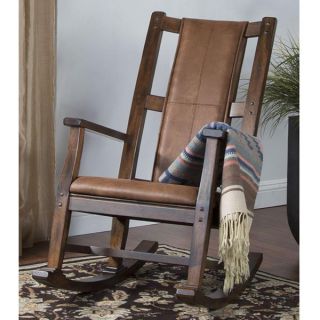 Sunny Designs Santa Fe Birch Hardwood T Cushion Seat and Back Rocker