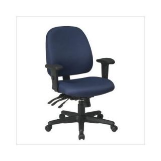 Office Star Products Ergonomic Mid Back Office Chair with Arms