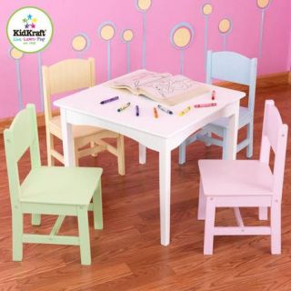 KidKraft   Nantucket Table and Chairs Set, Multiple Colors