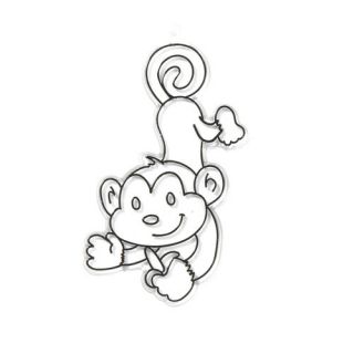 Kids Craft Monkey Sun Catcher