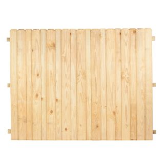 Pressure Treated Pine Privacy Fence Panel (Common 8 ft x 6 ft; Actual 8 ft x 6 ft)