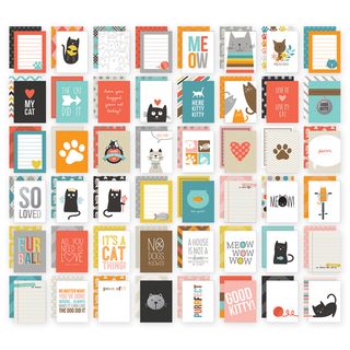 Sn@p Double Sided Card Pack 3inX4in 48/Pkg Cat