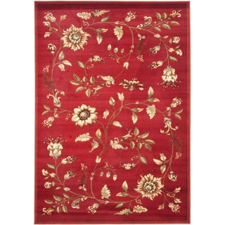 Safavieh Lyndhurst Red and Multicolor Rectangular Indoor Machine Made Area Rug (Common 4 x 6; Actual 48 in W x 72 in L x 0.42 ft Dia)