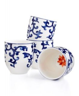 Lauren Ralph Lauren Dinnerware, Set of 4 Mandarin Blue Mugs   Fine