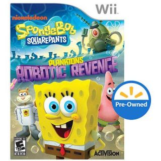 Spongebob Plankton Revenge (Wii)   Pre Owned