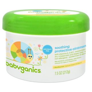 Babyganics Non Petroleum Soothing Protective Ointment   7.5oz