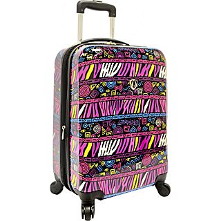 Travelers Choice Bohemian 21 Hardside Carry On Spinner Luggage