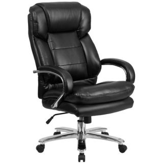 Flash Furniture Hercules Series Leather Executive Chair with Loop Arms