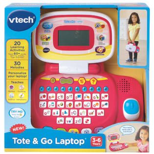 Vtech Tote & Go Laptop®   Pink   Toys & Games   Learning