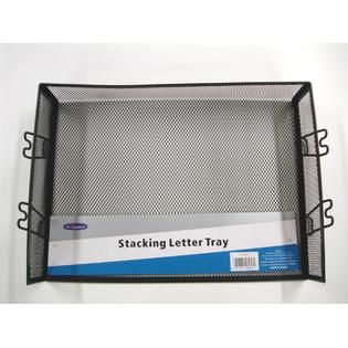 Stacking Letter Tray   Black   Office Supplies   Desk Accessories