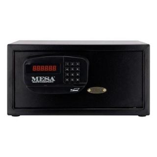 MESA 1.2 cu. ft. All Steel Hotel Safe with Electronic Lock, Black MHRC916EBLKCSD