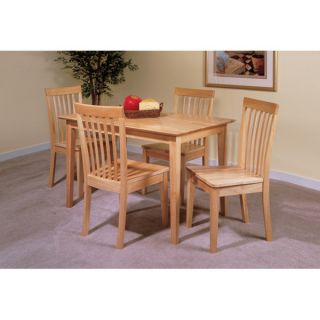 Natural Finish Wood Dining Table   Shopping