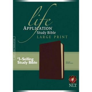 Life Application Study Bible New Living Translation Version, Burgundy Bonded Leather Large Print
