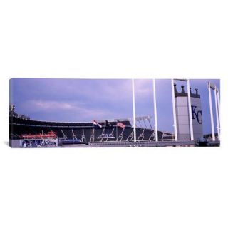 iCanvas Panoramic Kauffman Stadium, Kansas City, Missouri Photographic Print on Canvas