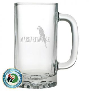 Margaritaville Set of 4 Etched Beer Mugs   7963223