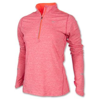 Womens Nike Element Half Zip Running Shirt   481320 665