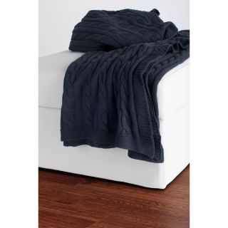 100 percent Cotton Cable Knit Throw Blankets (Pack of 2)