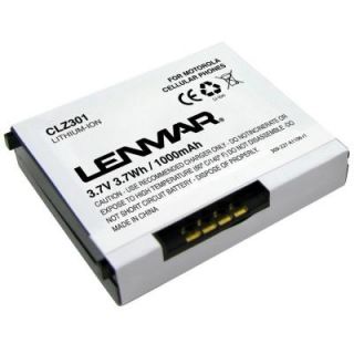 Lenmar Lithium Ion 1000mAh/3.7 Volt Mobile Phone Replacement Battery CLZ301
