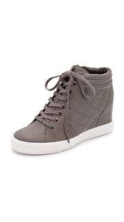 DKNY Cindy Quilted Wedge Sneakers