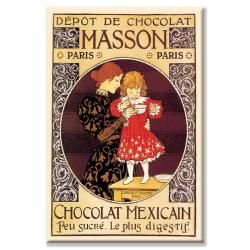 Eugene Grasset Depot de Chocolat Masson Chocolat Mexicain Canvas