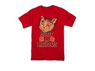 Puss N Boots Boot A Licious Mens Short Sleeve Shirt