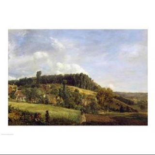 Forest Glade near a Village, 1833 Poster Print by Henri Rousseau (24 x 18)