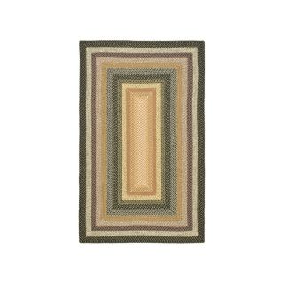 Safavieh Braided Blue and Multicolor Rectangular Indoor and Outdoor Braided Throw Rug (Common 3 x 5; Actual 36 in W x 60 in L x 0.33 ft Dia)