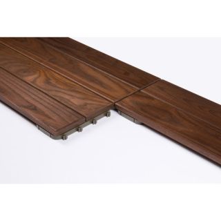 Thermory USA Wood 23.425 x 7.835 Interlocking Deck Tiles in Brown