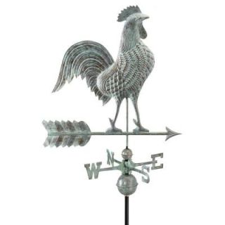 Good Directions 27 in. Polished Copper Rooster Weathervane 515V1