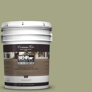 BEHR Premium Plus Ultra 5 gal. #S370 4 Rejuvenation Flat Exterior Paint 485405