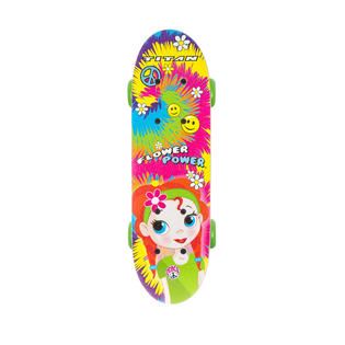 Titan Flower Power Princess Multi Color 17 Inch Complete Skateboard