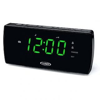 Jensen Jensen Dual Alarm Clock Radio with Auto Time Set