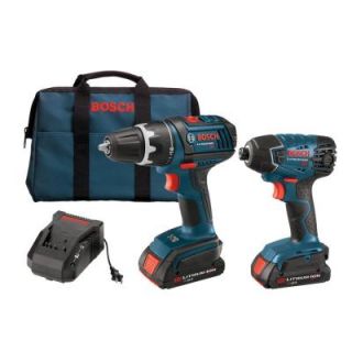 Bosch Reconditioned 18 Volt Lithium Ion Cordless Drill/Driver and Impact Driver Combo Kit (2 Tool) CLPK232 180 RT