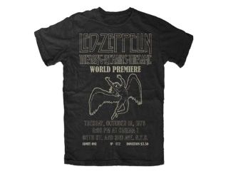 Led Zeppelin Men's Song Remains The Same T shirt Small Black
