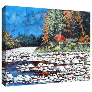 Golden Road 3 piece Gallery wrapped Hand Painted Canvas Art Set