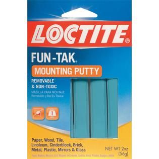 Loctite Henkel Fun Tak Mounting Putty, Removable, 2 oz (56 g)   Tools