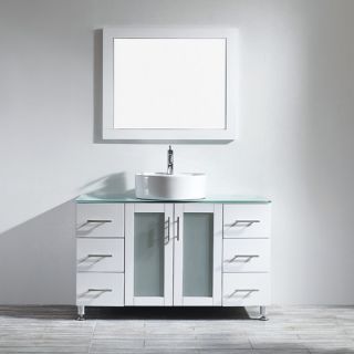 Vinnova Tuscany 48 Single Vanity Set with Mirror