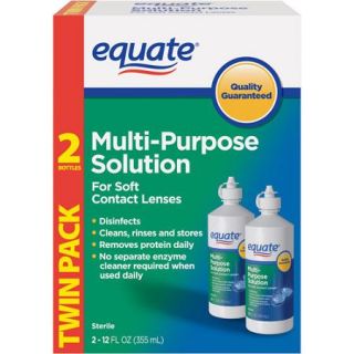 Equate Sterile Multipurpose Solution 12 fl oz