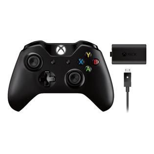 Microsoft  Xbox One Wireless Controller with Play and Charge Kit