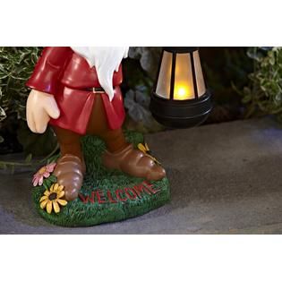 Disney  Statue with Solar Lantern Grumpy