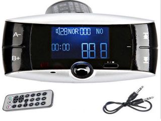 Bluetooth Wireless Car  Player FM Radio Transmitter Audio Cable