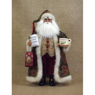 Karen Didion Originals Christmas Coffee Santa Figurine