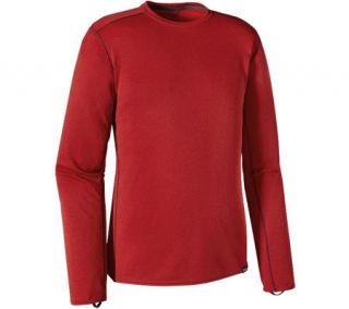 Mens Patagonia Capilene Midweight Crew   Classic Red/French Red X Dye