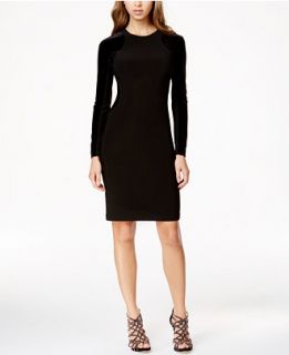 INC International Concepts Velvet Bodycon Dress, Only at
