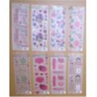 Bulk Savings 368800 Assorted Craft Kit   Vellum Stickers And Rub Ons  Case of 192