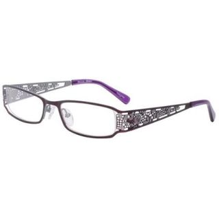 Apple Bottoms Women's Rx able Eyeglass Frames, Purple